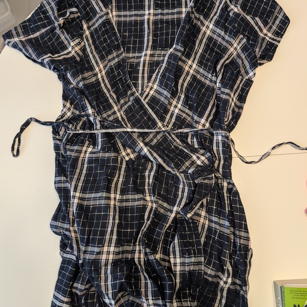 GAP Black and White Plaid Garment
